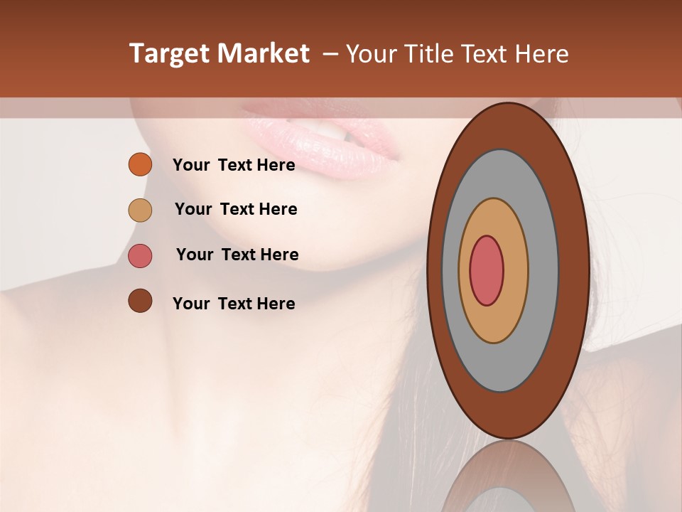 Young Woman With Sunglasses PowerPoint Template