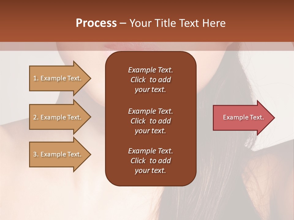 Young Woman With Sunglasses PowerPoint Template