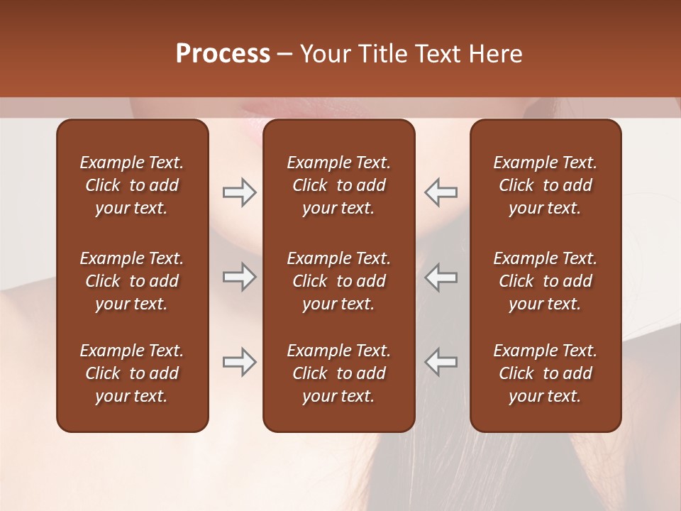 Young Woman With Sunglasses PowerPoint Template