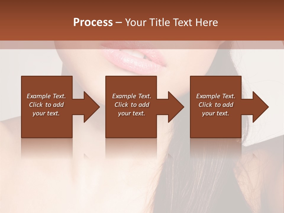 Young Woman With Sunglasses PowerPoint Template