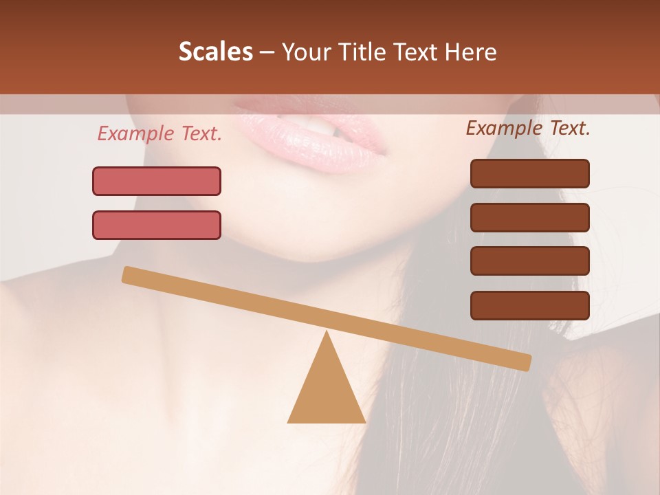 Young Woman With Sunglasses PowerPoint Template