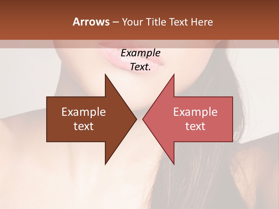 Young Woman With Sunglasses PowerPoint Template