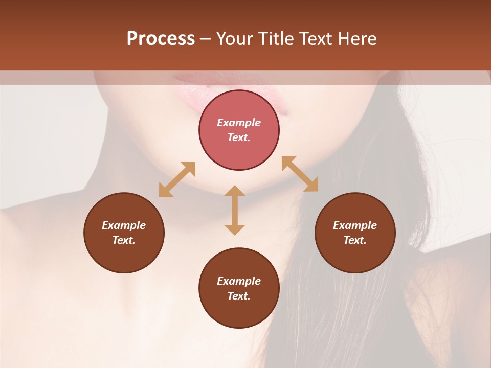 Young Woman With Sunglasses PowerPoint Template