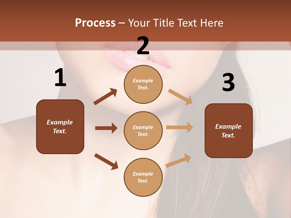 Young Woman With Sunglasses PowerPoint Template