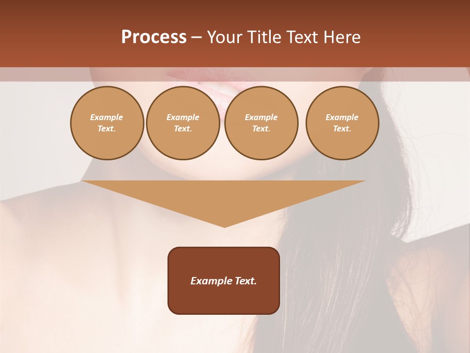 Young Woman With Sunglasses PowerPoint Template