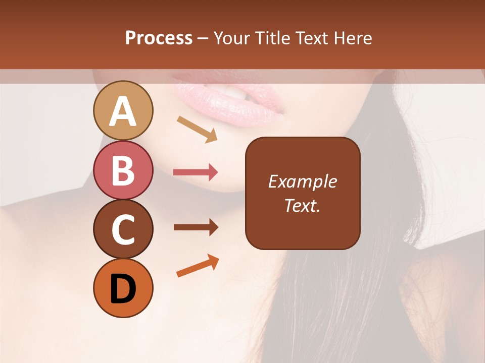 Young Woman With Sunglasses PowerPoint Template