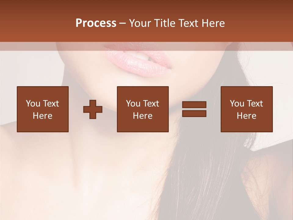 Young Woman With Sunglasses PowerPoint Template