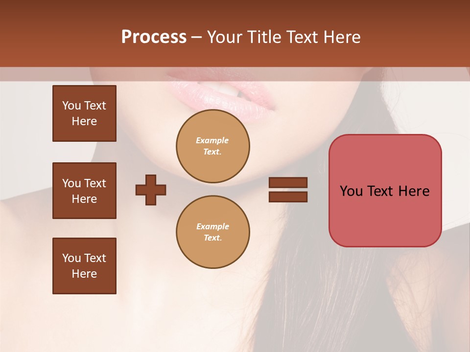 Young Woman With Sunglasses PowerPoint Template