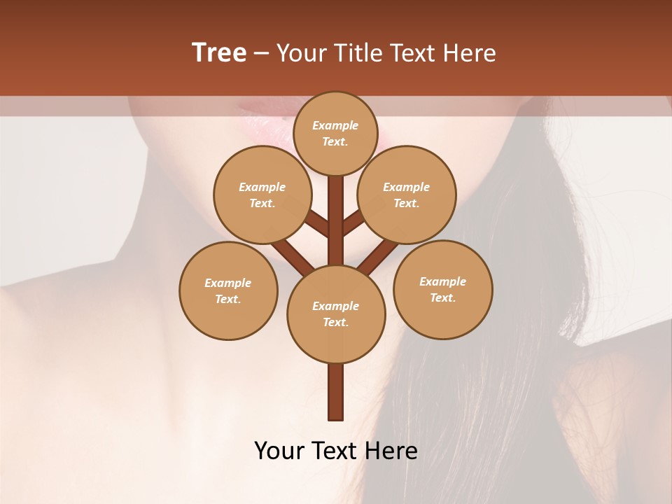 Young Woman With Sunglasses PowerPoint Template