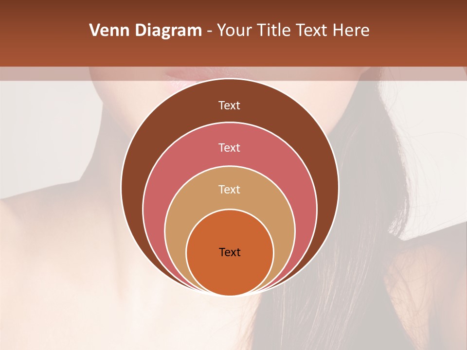 Young Woman With Sunglasses PowerPoint Template