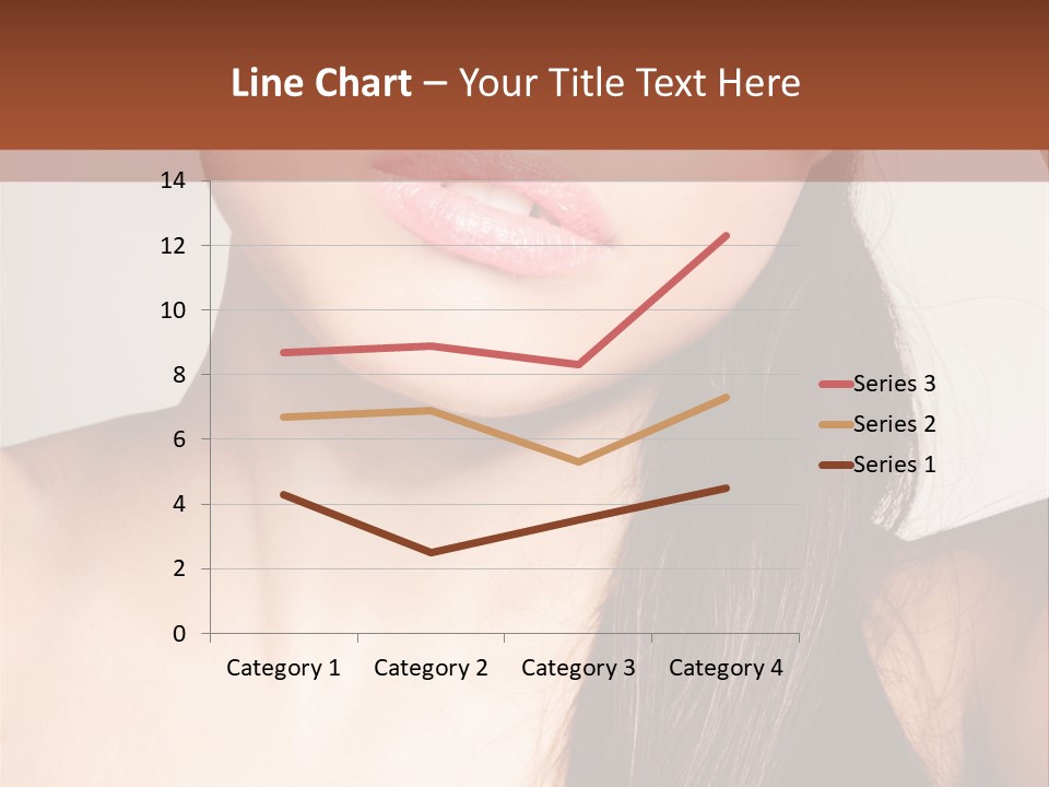 Young Woman With Sunglasses PowerPoint Template