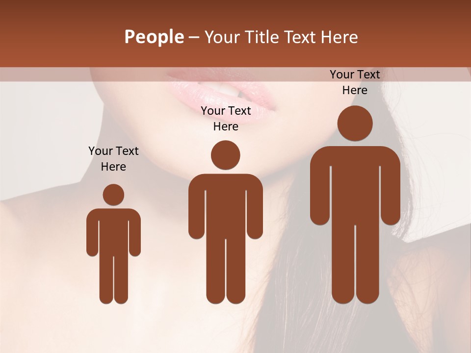 Young Woman With Sunglasses PowerPoint Template