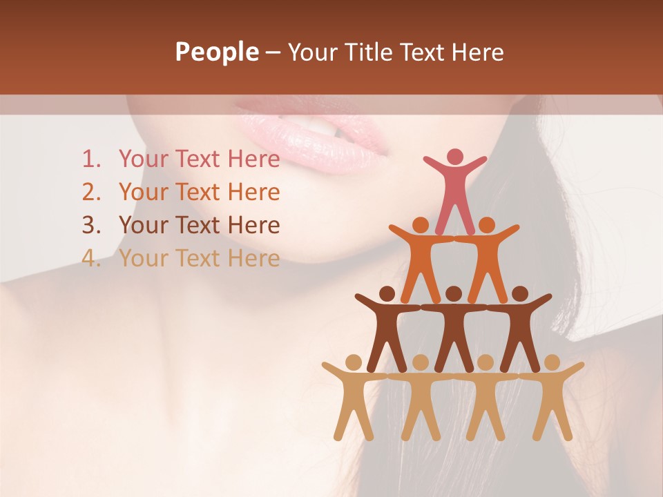 Young Woman With Sunglasses PowerPoint Template