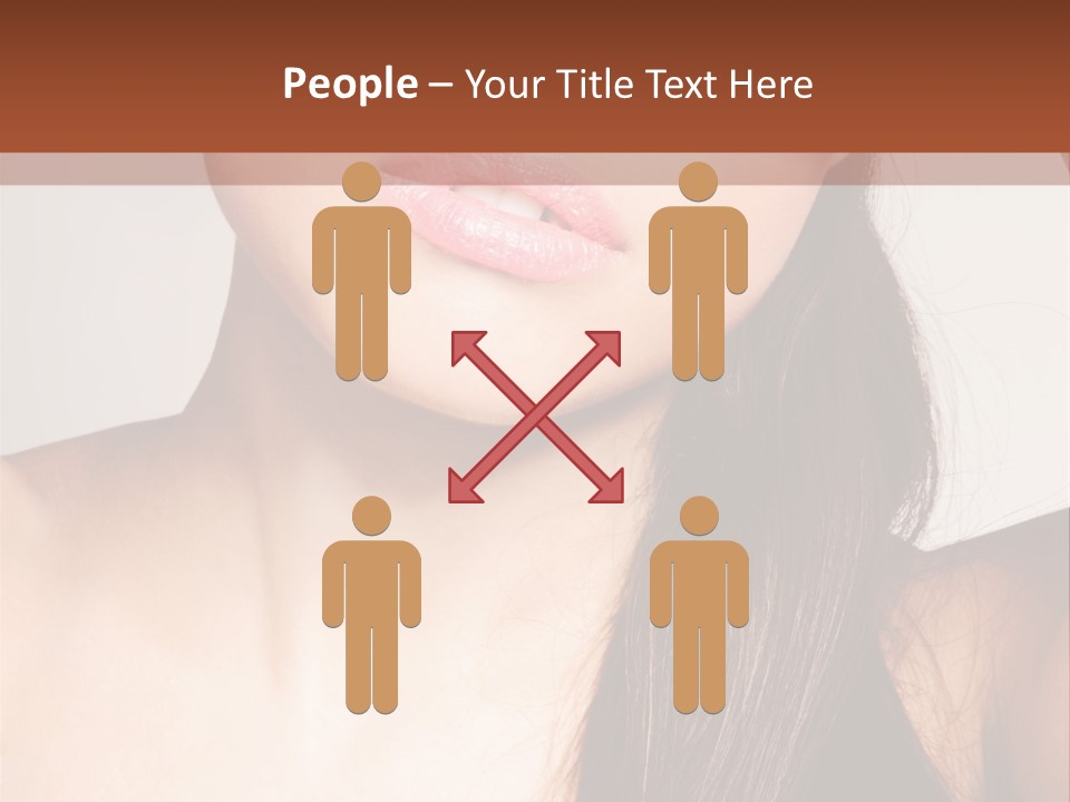 Young Woman With Sunglasses PowerPoint Template