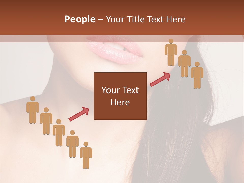 Young Woman With Sunglasses PowerPoint Template