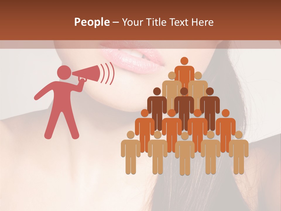 Young Woman With Sunglasses PowerPoint Template