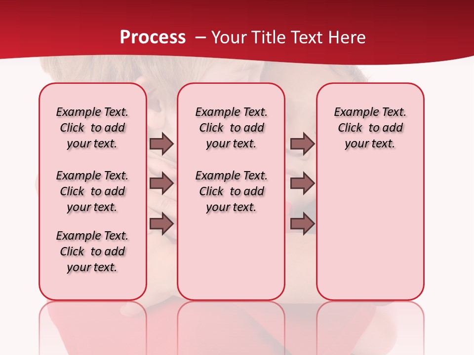 Young Children Hugging PowerPoint Template