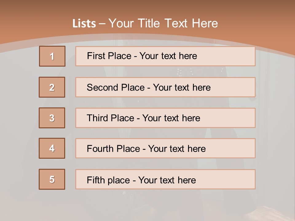 Portrait Of A Beautiful Young Woman PowerPoint Template