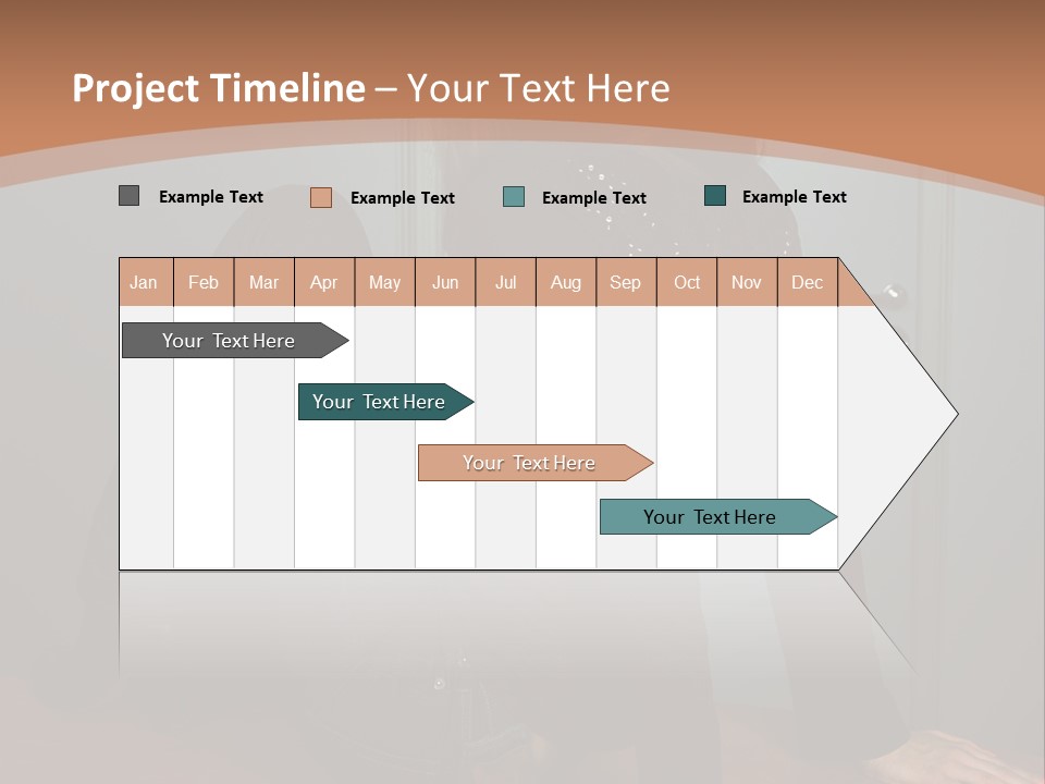 Portrait Of A Beautiful Young Woman PowerPoint Template