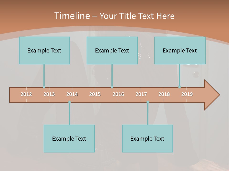 Portrait Of A Beautiful Young Woman PowerPoint Template