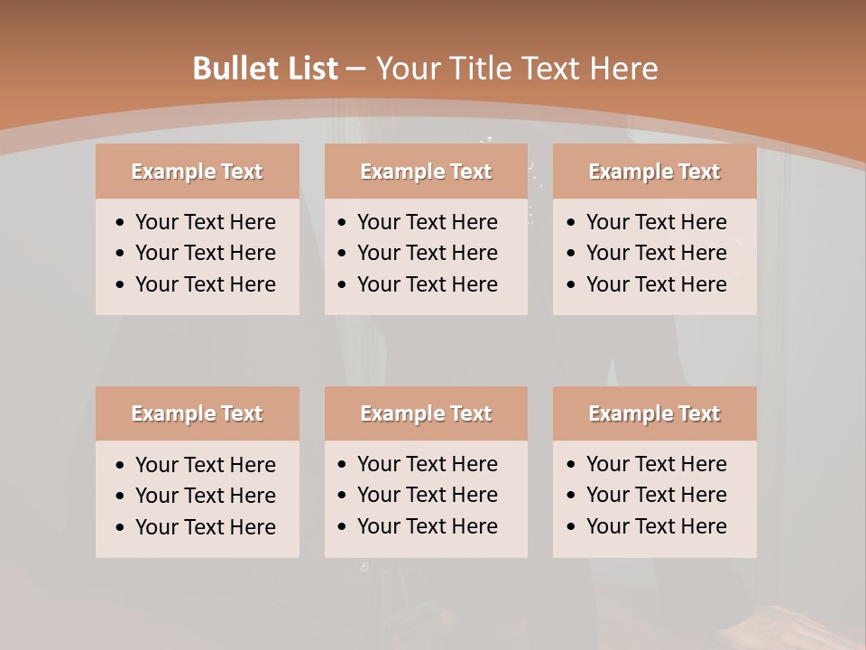 Portrait Of A Beautiful Young Woman PowerPoint Template