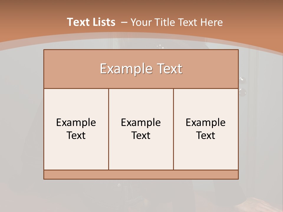 Portrait Of A Beautiful Young Woman PowerPoint Template