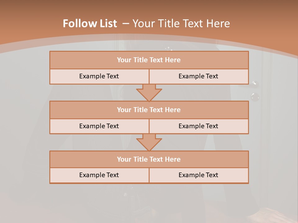 Portrait Of A Beautiful Young Woman PowerPoint Template