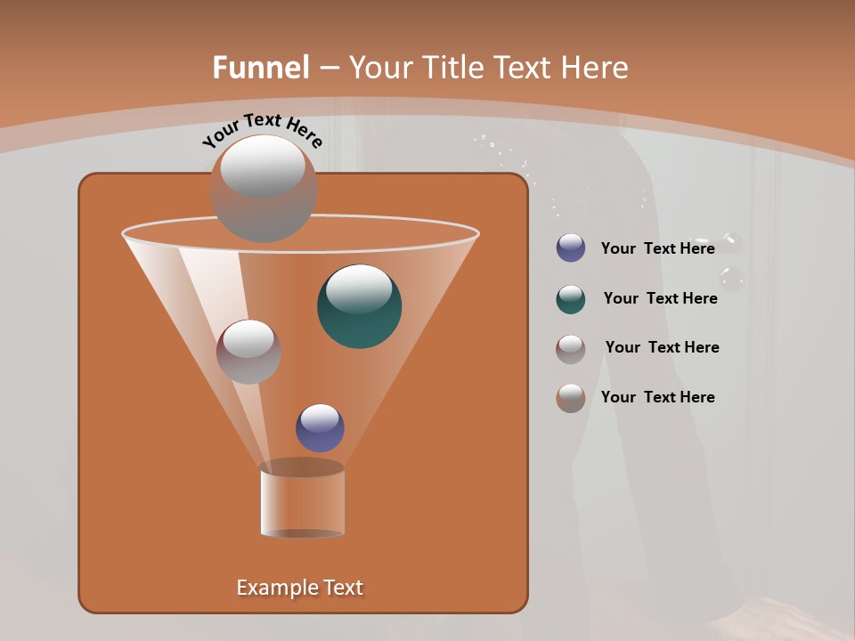 Portrait Of A Beautiful Young Woman PowerPoint Template