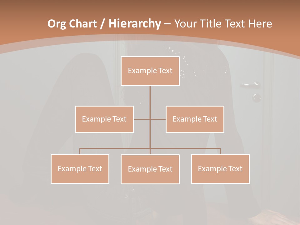 Portrait Of A Beautiful Young Woman PowerPoint Template