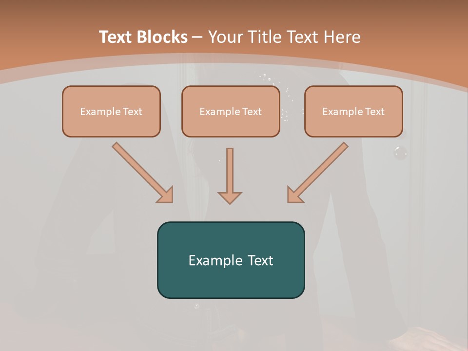 Portrait Of A Beautiful Young Woman PowerPoint Template