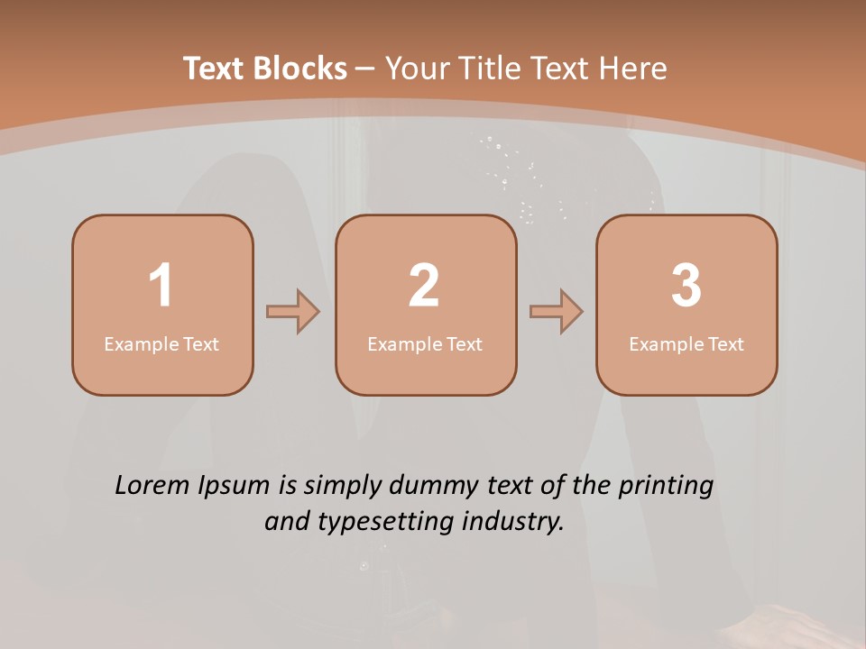 Portrait Of A Beautiful Young Woman PowerPoint Template