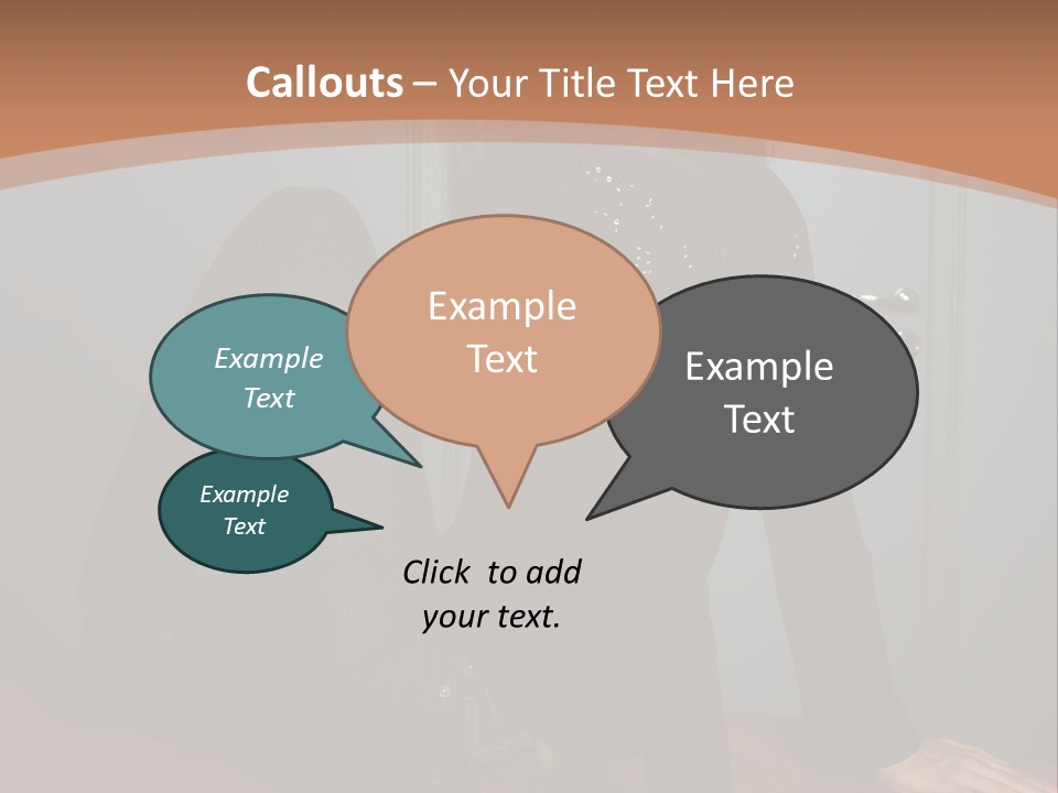 Portrait Of A Beautiful Young Woman PowerPoint Template