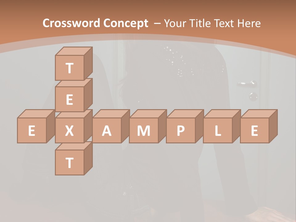 Portrait Of A Beautiful Young Woman PowerPoint Template