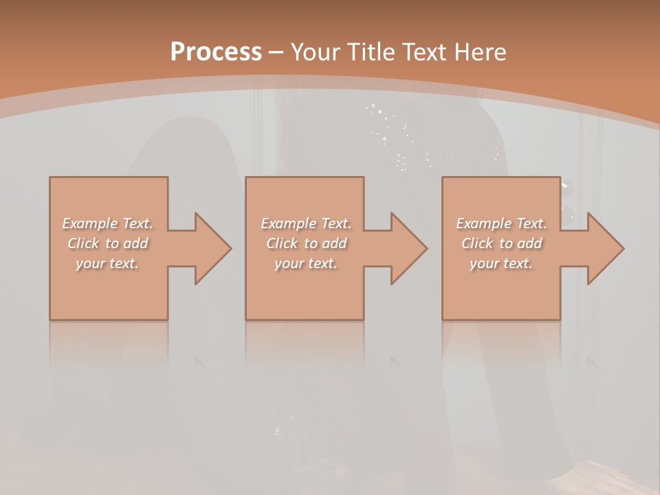 Portrait Of A Beautiful Young Woman PowerPoint Template