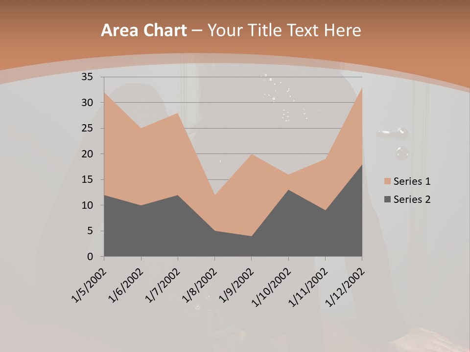 Portrait Of A Beautiful Young Woman PowerPoint Template