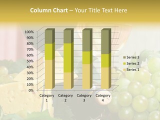 Wine And Cheese Still Life PowerPoint Template