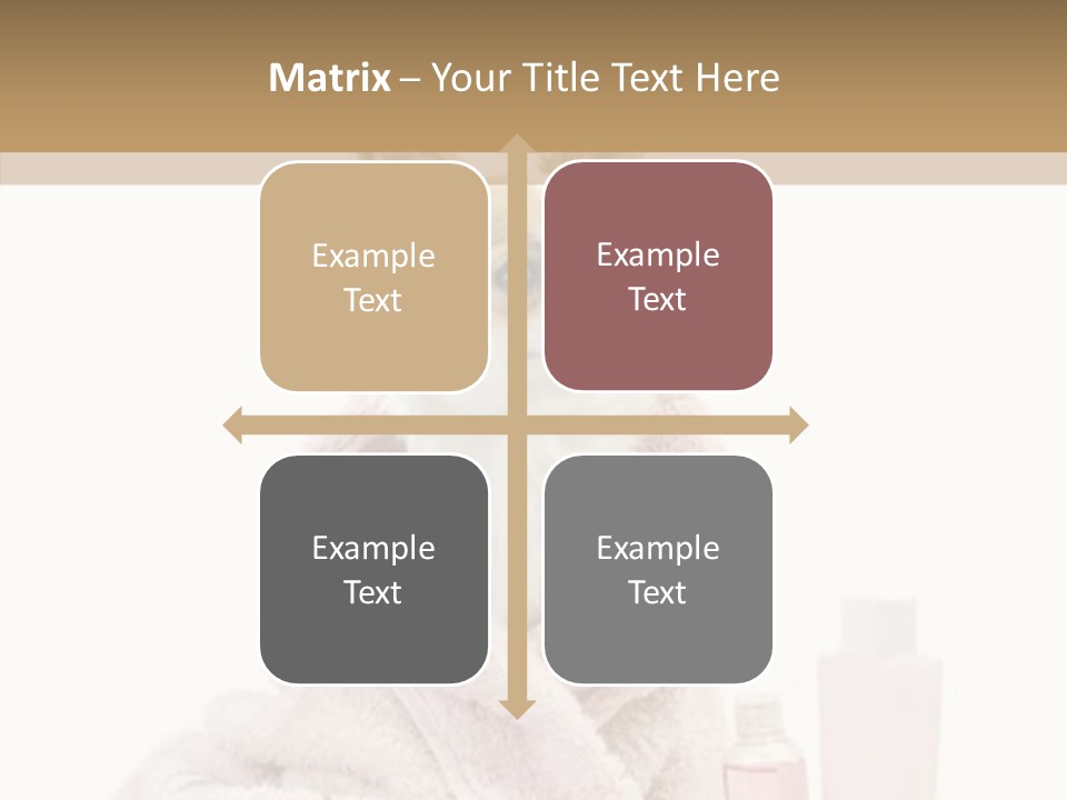 Sweet Chihuahua With Spa Accessories And Pink Towel Isolated On White Background PowerPoint Template