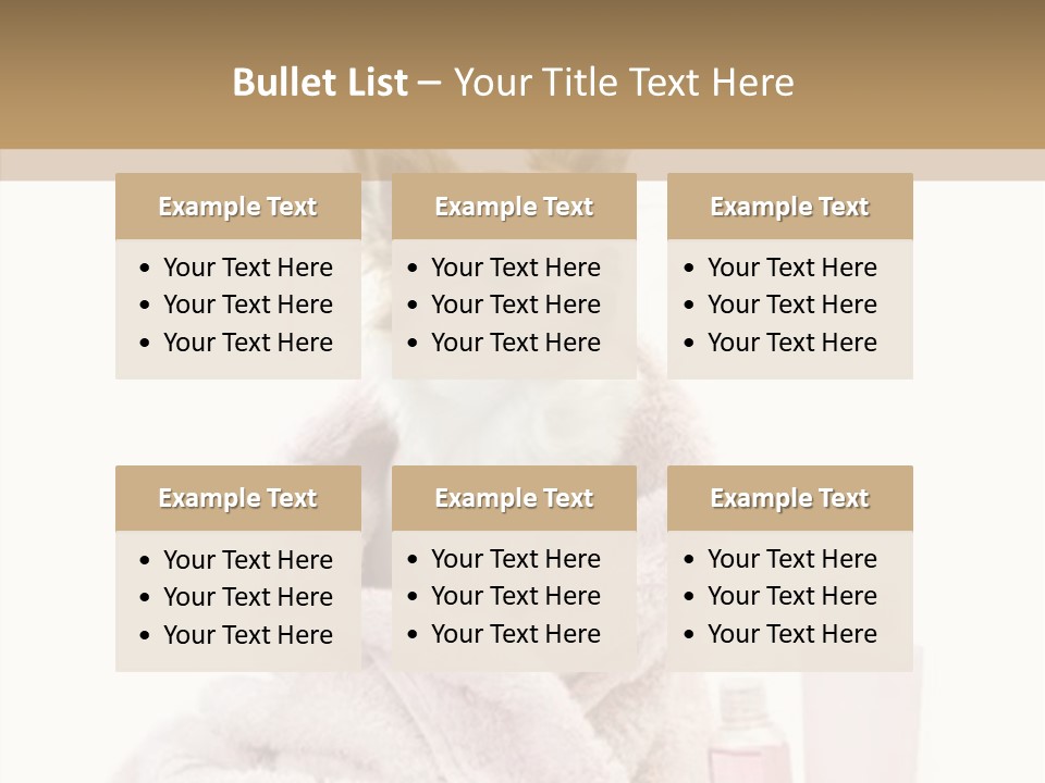 Sweet Chihuahua With Spa Accessories And Pink Towel Isolated On White Background PowerPoint Template