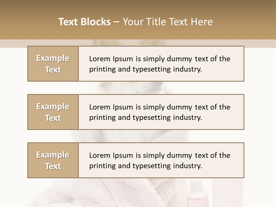 Sweet Chihuahua With Spa Accessories And Pink Towel Isolated On White Background PowerPoint Template