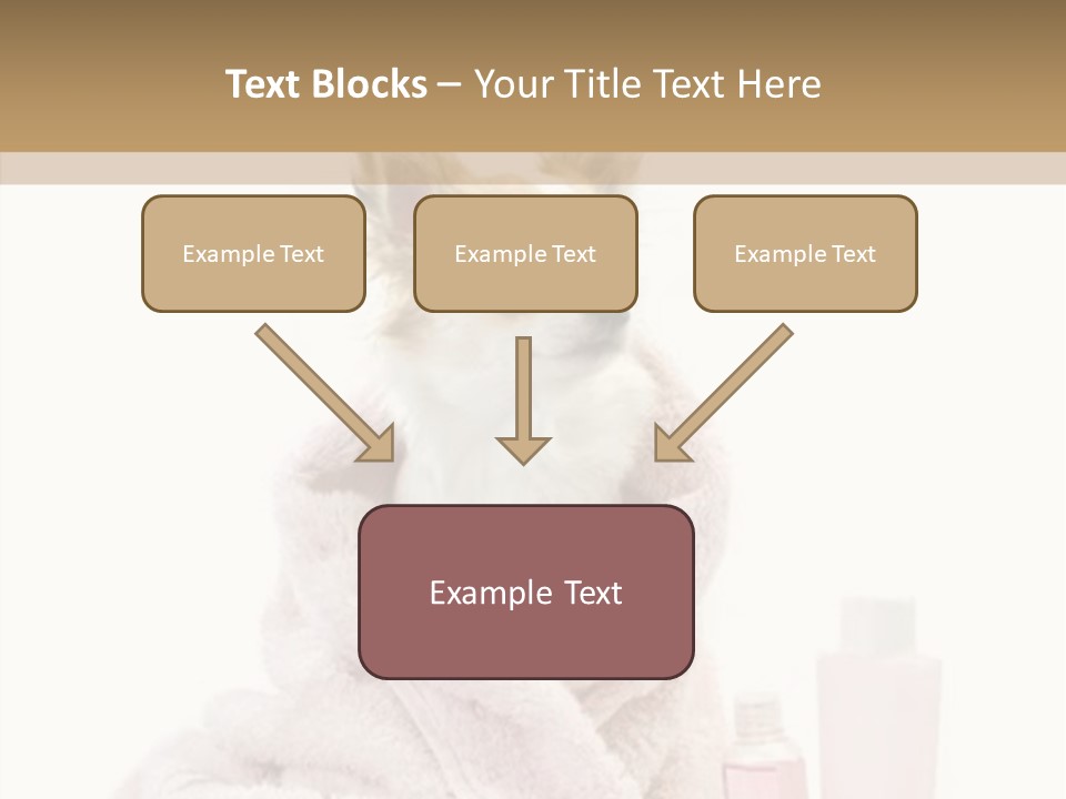 Sweet Chihuahua With Spa Accessories And Pink Towel Isolated On White Background PowerPoint Template