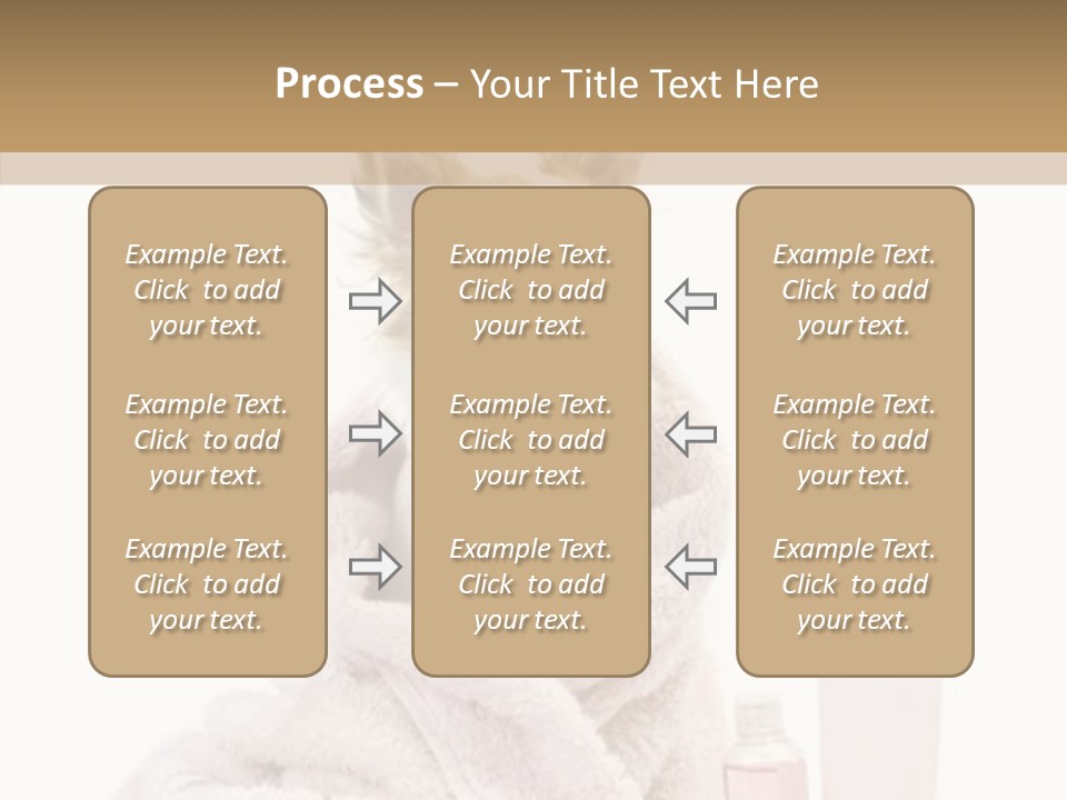 Sweet Chihuahua With Spa Accessories And Pink Towel Isolated On White Background PowerPoint Template