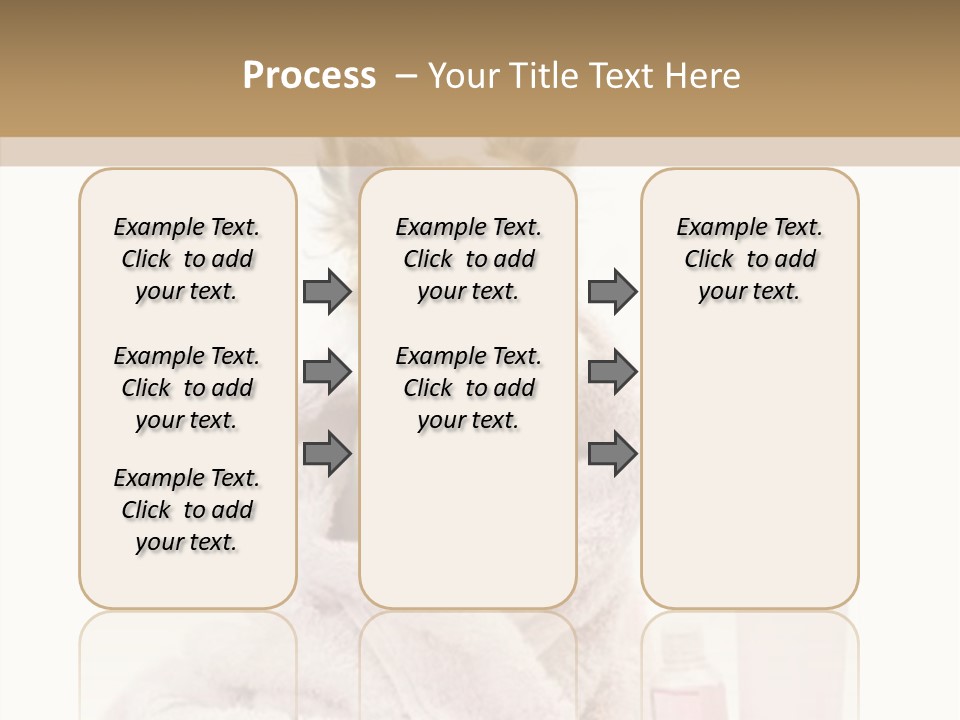 Sweet Chihuahua With Spa Accessories And Pink Towel Isolated On White Background PowerPoint Template