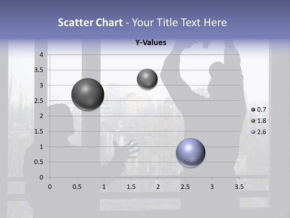 Installation Of A Window On A Background Of The House PowerPoint Template