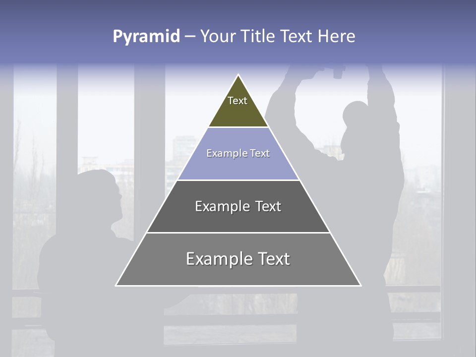 Installation Of A Window On A Background Of The House PowerPoint Template
