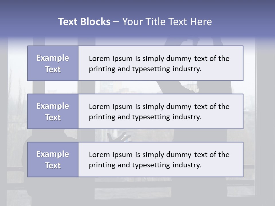 Installation Of A Window On A Background Of The House PowerPoint Template