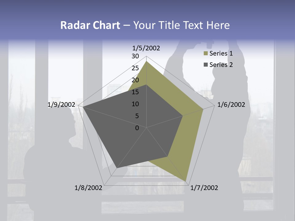 Installation Of A Window On A Background Of The House PowerPoint Template