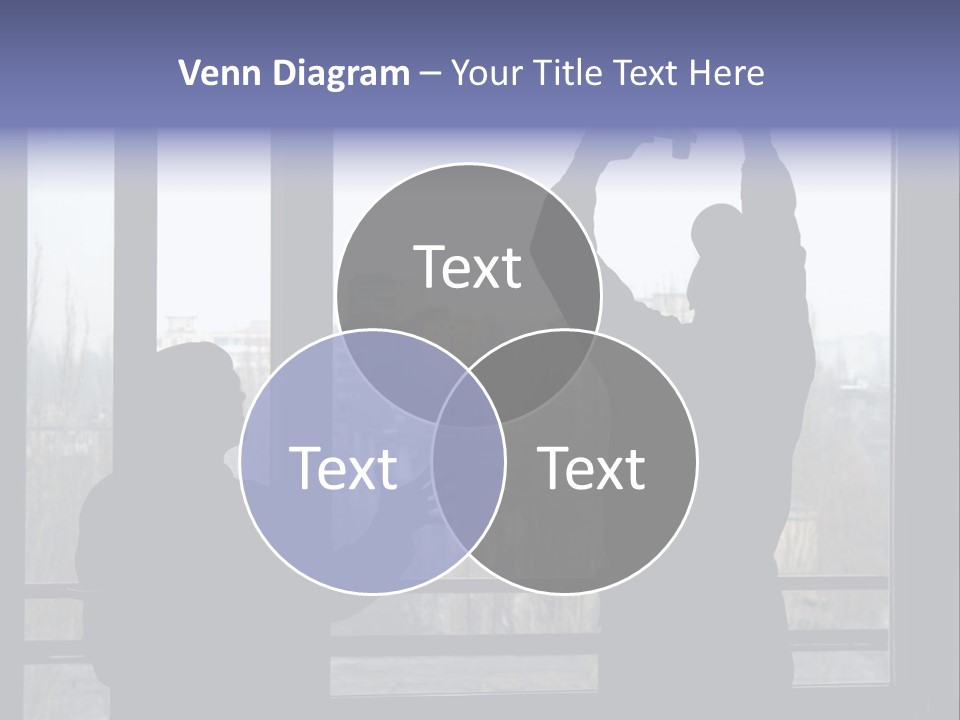 Installation Of A Window On A Background Of The House PowerPoint Template