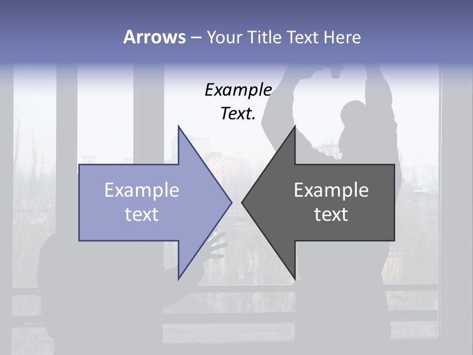 Installation Of A Window On A Background Of The House PowerPoint Template