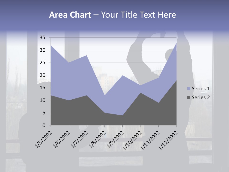 Installation Of A Window On A Background Of The House PowerPoint Template