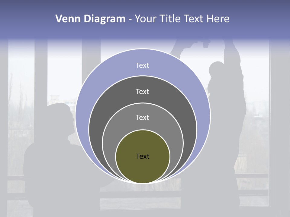 Installation Of A Window On A Background Of The House PowerPoint Template